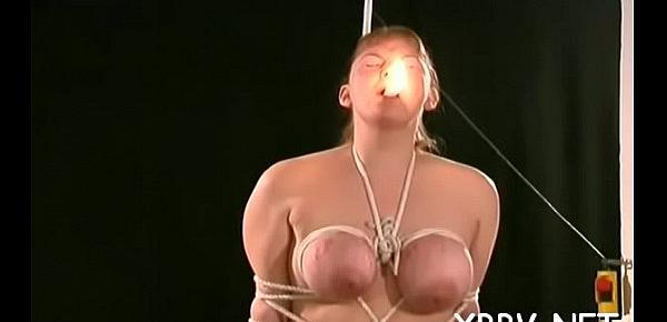  Tit torture fetish play for compliant amateur woman
